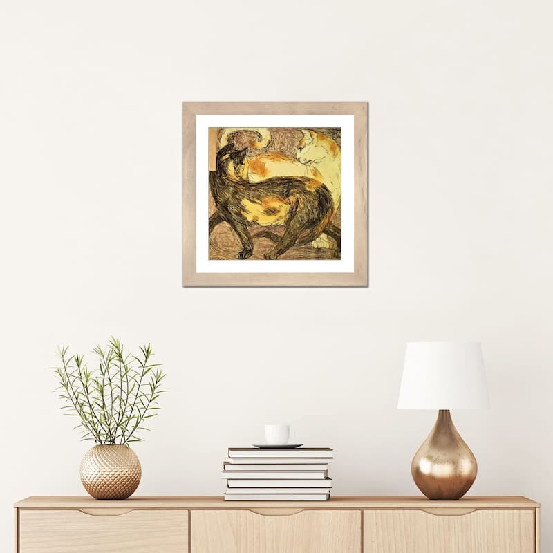 iCanvas "Two Cats " by Franz Marc Bed Bath & Beyond 37583407